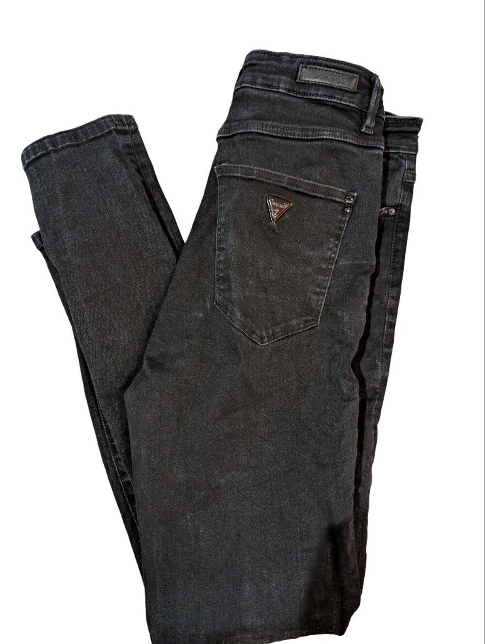 Guess Slim Straight Women's Jeans in Washed Black